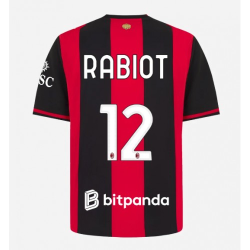 AC Milan Adrien Rabiot #12 Kotipaita 2026-27 Lyhythihainen